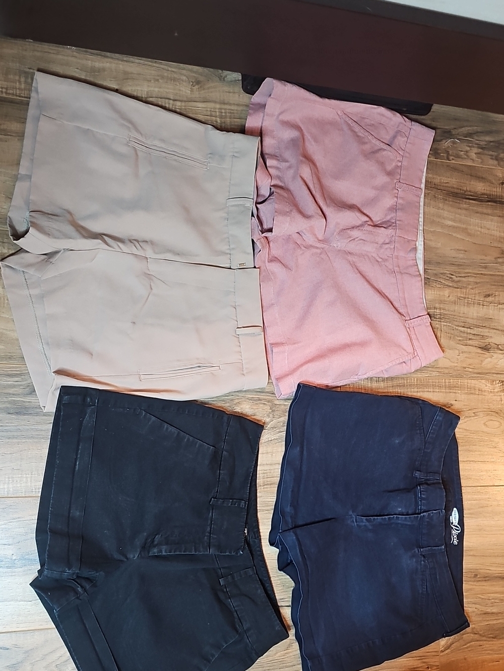 New York & Company Women's High Waist Shorts - Pink, Beige, Black, Navy